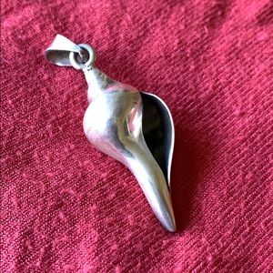 Sterling Silver Shell Pendant